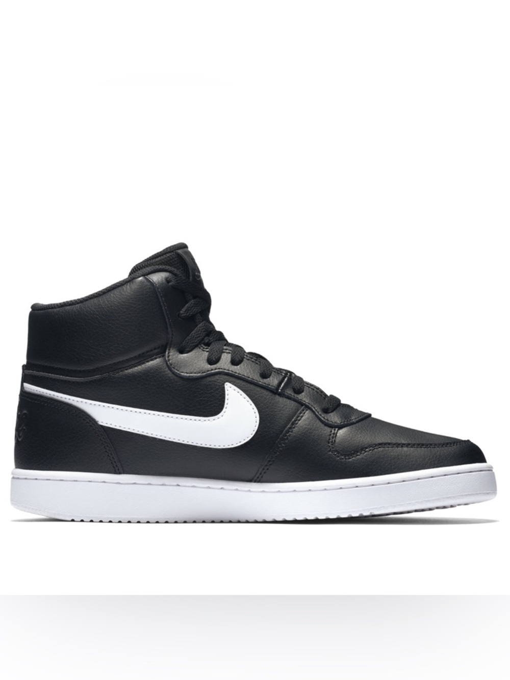🆕 Nike Ebernon Mid Black White Men’s Size 11 Sneakers NWT Classic High Top